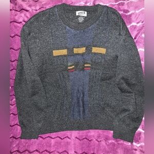 Vintage Bovet Mens Size Medium Sweater 50% Wool Made In Canada